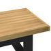 Table basse NOAIN pieds en forme de U 120x60x40 cm massif pin - Photo n°6