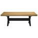 Table basse NOAIN pieds en forme de X 120x60x40 cm massif pin - Photo n°3