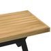 Table basse NOAIN pieds en forme de X 120x60x40 cm massif pin - Photo n°6