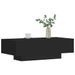 Table basse noir 100x49,5x31 cm bois d'ingénierie - Photo n°3