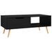 Table basse Noir 100x49,5x43 cm - Photo n°1