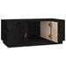 Table basse Noir 100x50x41 cm Bois massif de pin - Photo n°7