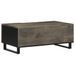 Table basse noir 100x54x40 cm bois massif de manguier - Photo n°5