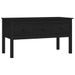 Table basse Noir 102x49x55 cm Bois massif de pin - Photo n°2