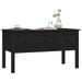 Table basse Noir 102x49x55 cm Bois massif de pin - Photo n°4