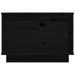 Table basse Noir 40x50x35 cm Bois massif de pin - Photo n°7