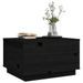 Table basse Noir 60x50x35 cm Bois massif de pin - Photo n°4