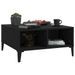 Table basse Noir 60x60x30 cm - Photo n°1
