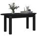 Table basse Noir 80x40x35 cm Bois massif de pin - Photo n°4