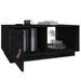 Table basse Noir 80x50x35,5 cm Bois massif de pin - Photo n°5