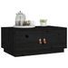 Table basse Noir 80x50x35 cm Bois massif de pin - Photo n°4