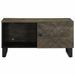 Table basse noir 80x50x40 cm bois massif de manguier - Photo n°3