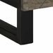 Table basse noir 80x50x40 cm bois massif de manguier - Photo n°8