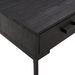 Table basse Noir 90x50x35 cm Bois de pin massif - Photo n°6