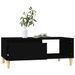 Table basse Noir 90x50x36,5 cm Bois d'ingénierie - Photo n°4