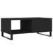 Table basse Noir 90x50x36,5 cm Bois d'ingénierie - Photo n°8