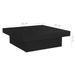 Table basse Noir 90x90x28 cm - Photo n°7