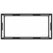 Table basse Noir avec verre trempé 100x50x35 cm - Photo n°4