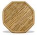 Table basse octogonale bambou et jute clair Kaidi - Photo n°4