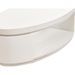 Table basse ovale design blanc laqué Eklips 115 cm - Photo n°3