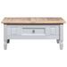 Table basse Pin mexicain Gamme Corona Gris 100x55x44 cm - Photo n°3