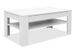 Table basse rectangulaire 1 tiroir bois blanc Chickie 110 cm - Photo n°1