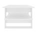 Table basse rectangulaire 2 plateaux bois blanc Tchita - Photo n°5
