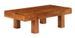 Table basse rectangulaire acacia massif foncé Guil - Photo n°1