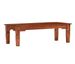 Table basse rectangulaire acacia massif foncé Palie - Photo n°1