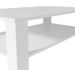 Table basse rectangulaire bois blanc Dimer 100 cm - Photo n°4