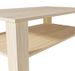 Table basse rectangulaire bois chêne clair Dimer - Photo n°5