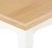 Table basse rectangulaire bois clair et pin massif blanc Bart - Photo n°6