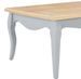 Table basse rectangulaire bois clair et pin massif gris Bart - Photo n°5
