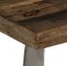 Table basse rectangulaire bois de traverses recyclé et pieds métal gris MoustyL 80 - Photo n°5