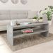 Table basse rectangulaire bois gris béton Sonya - Photo n°2