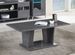 Table basse rectangulaire bois gris effet marbre vernis Botela 120 cm - Photo n°2