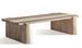Table basse rectangulaire bois massif clair JACQUARD 140 cm – Design estudihac - Photo n°1