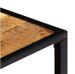 Table basse rectangulaire bois massif clair recyclé et métal noir Souly - Photo n°3