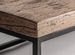 Table basse rectangulaire bois massif recyclé et acier noir Wader 180 cm - Photo n°3