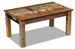 Table basse rectangulaire bois massif recyclé Lau 2 - Photo n°1