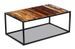 Table basse rectangulaire bois recyclé et métal noir Cloust - Photo n°3