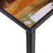 Table basse rectangulaire bois recyclé et métal noir Cloust - Photo n°4