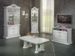 Table basse rectangulaire bois vernis laqué brillant blanc et gris Vinza 130 cm - Photo n°3