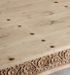 Table basse orientale bois de teck et manguier massif blanc cassé Ryade 180 cm - Photo n°4
