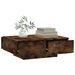 Table basse rectangulaire en bois avec rangement Komira 90 cm - Bois d'ingénierie - Photo n°1