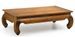 Table basse rectangulaire en bois massif de Mindy Kastar 125 cm - Photo n°1