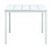 Table basse rectangulaire plastique et métal blanc Roni - Photo n°3