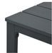 Table basse rectangulaire plastique et métal gris Roni - Photo n°4