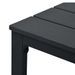 Table basse rectangulaire plastique et métal noir Roni - Photo n°4