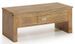 Table basse rectangulaire relevable en bois massif naturel de Mindy Mazari 110 cm - Photo n°2